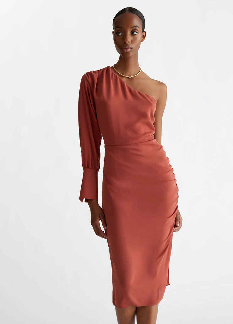 Smart one-shoulder dress