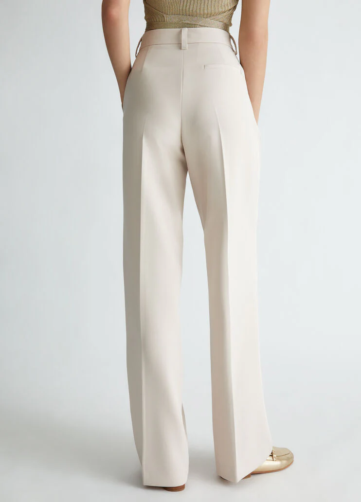 Stretch palazzo trousers