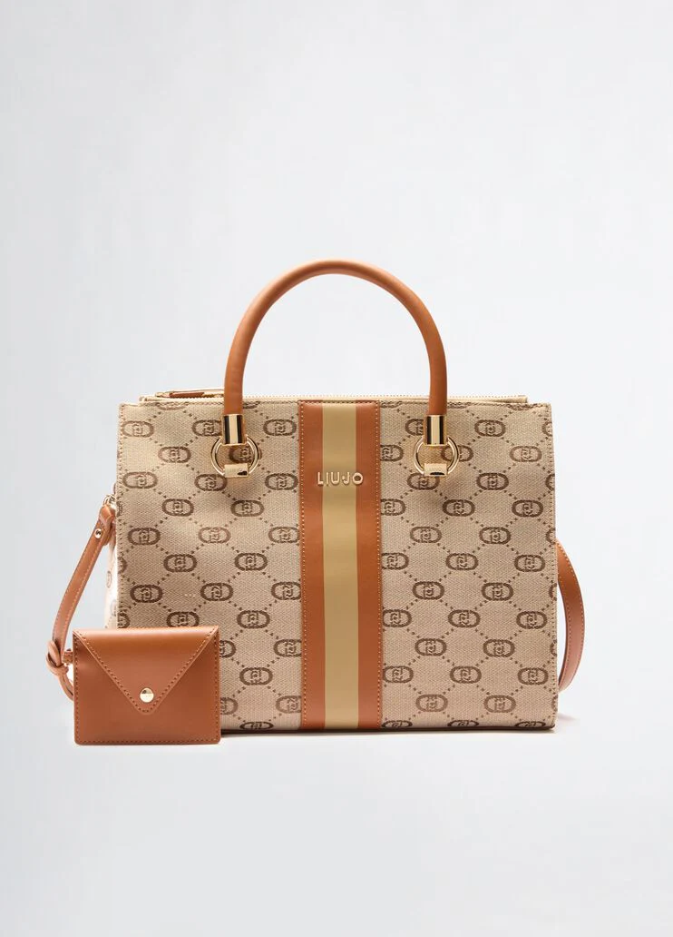 Tan handbag