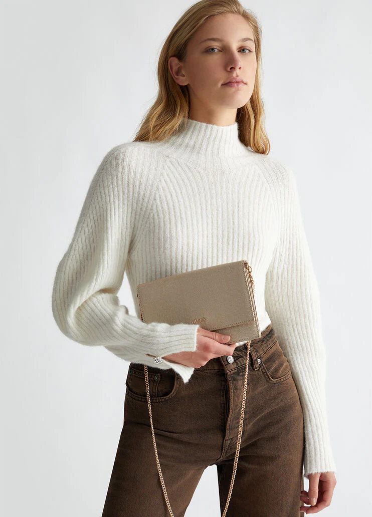 Crossbody bag with logo