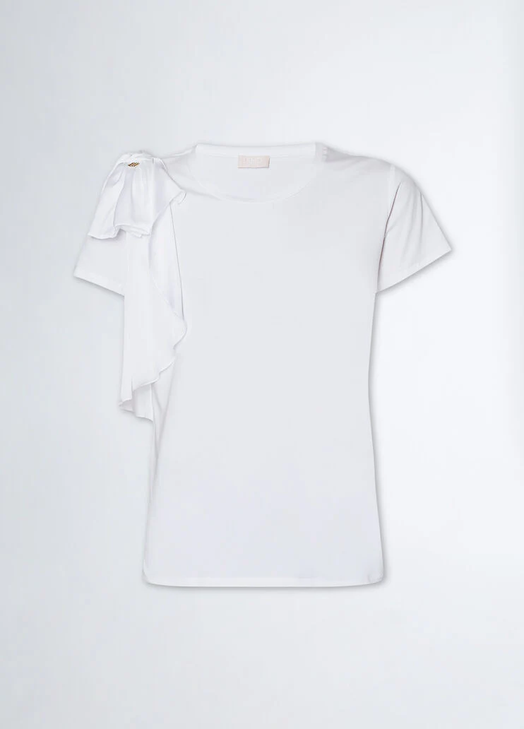 T-shirt with ruching