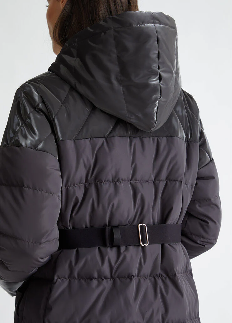 Quilted padded coat
