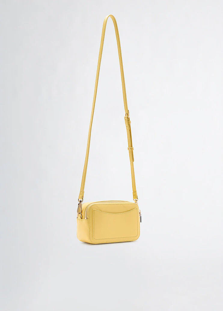 Small yellow crossbody bag