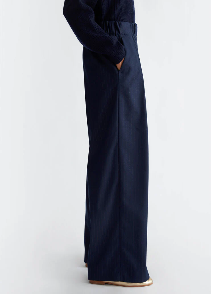 Pinstripe trousers