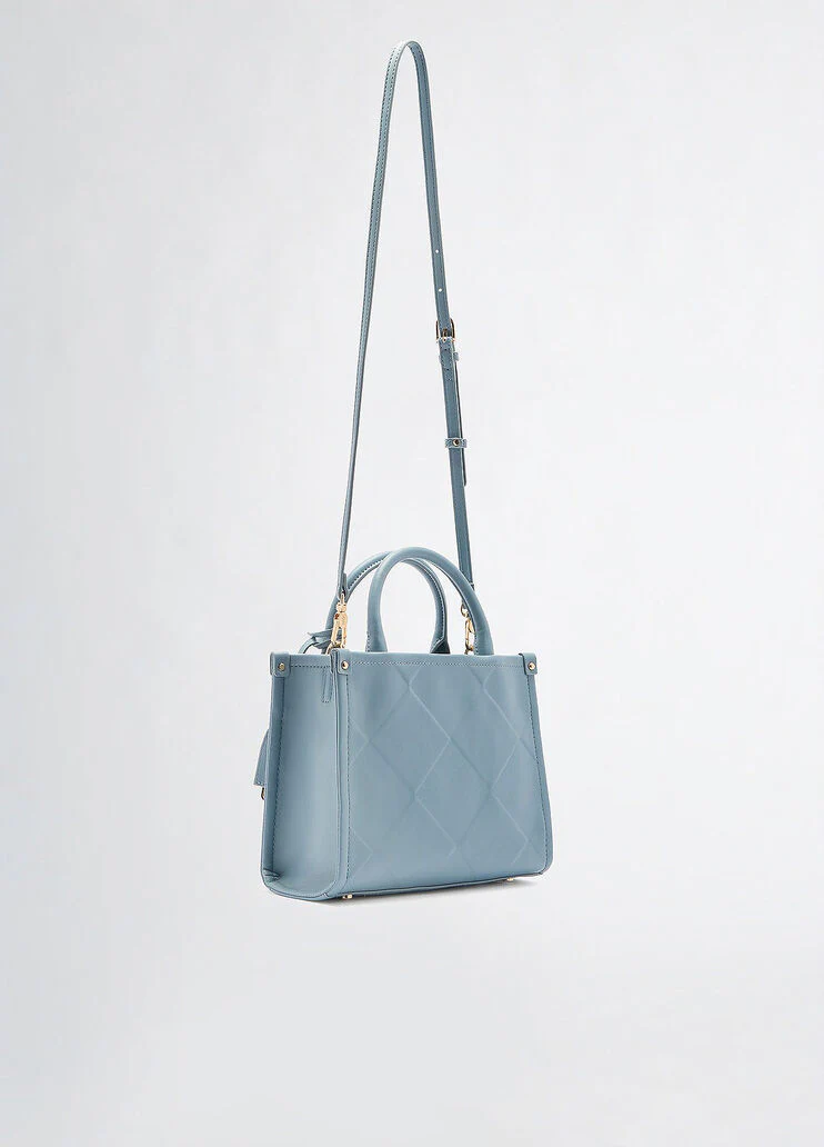 Light blue shopping bag