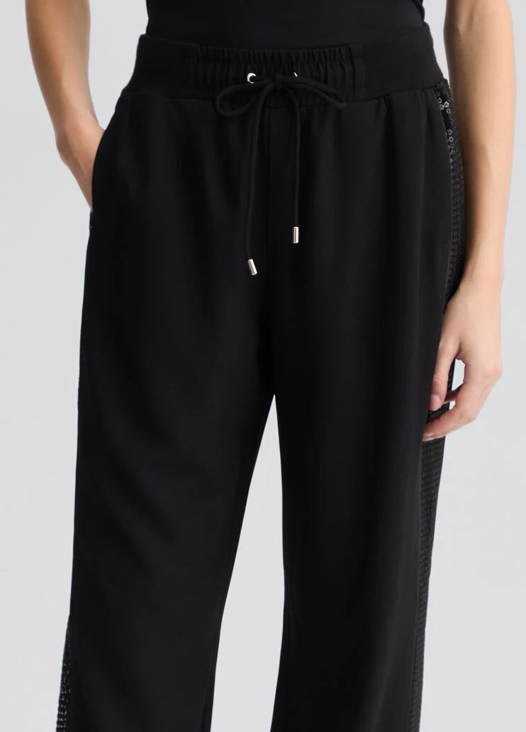 Joggers with sequins