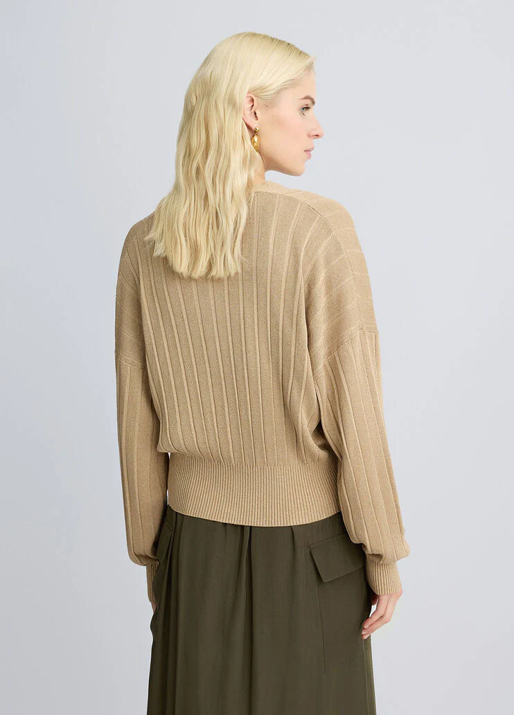 Lurex cardigan