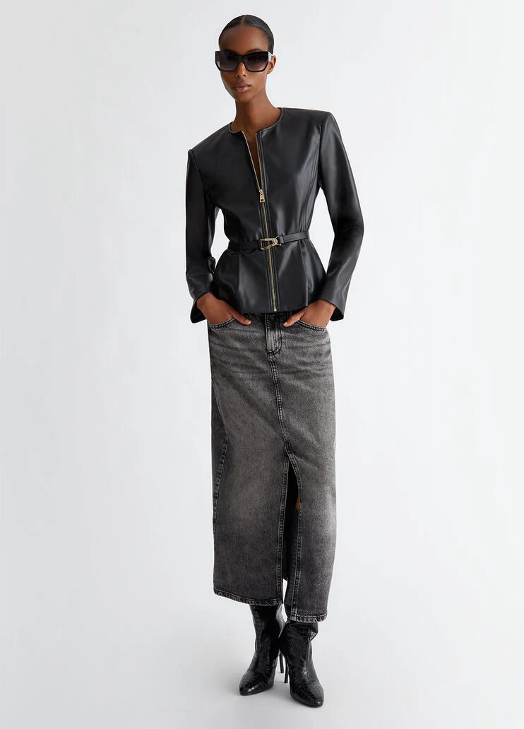 Coated fabric jacket