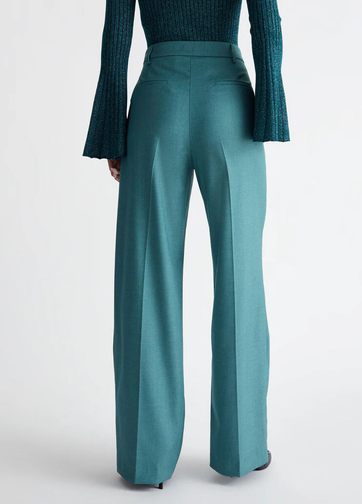 Straight-leg suit trousers