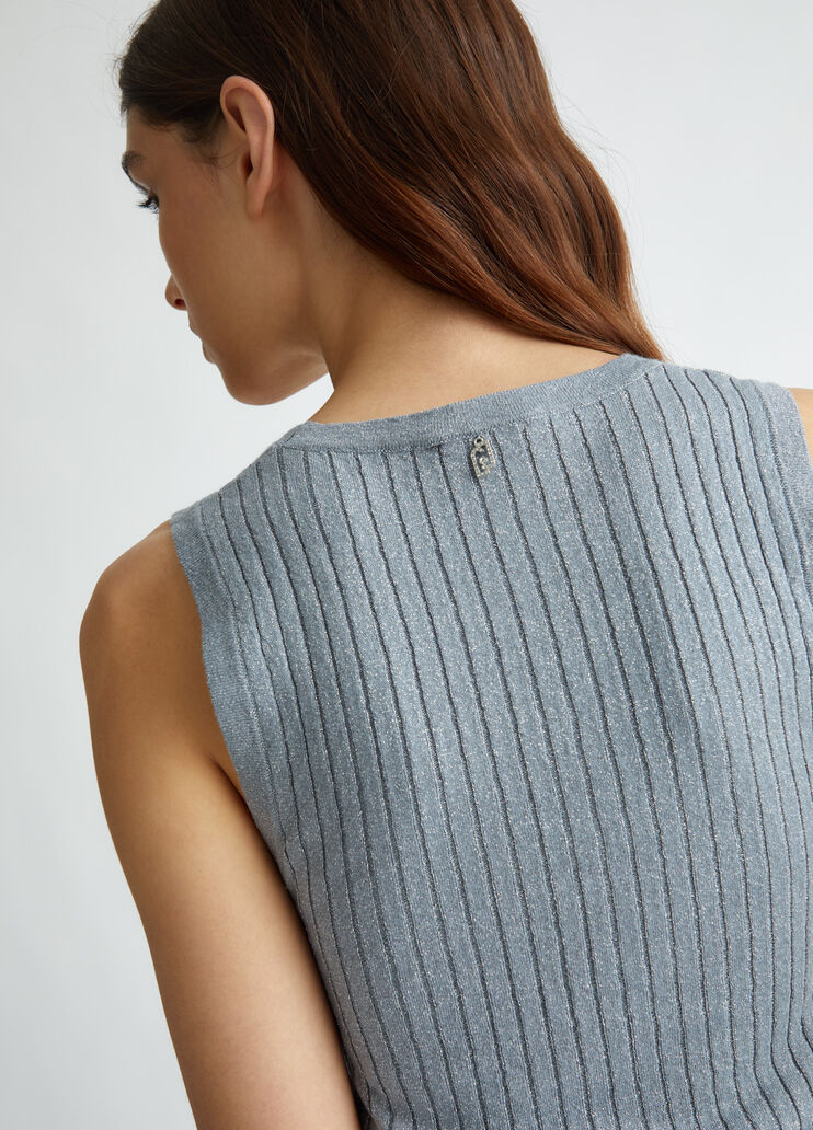 Lurex knit top