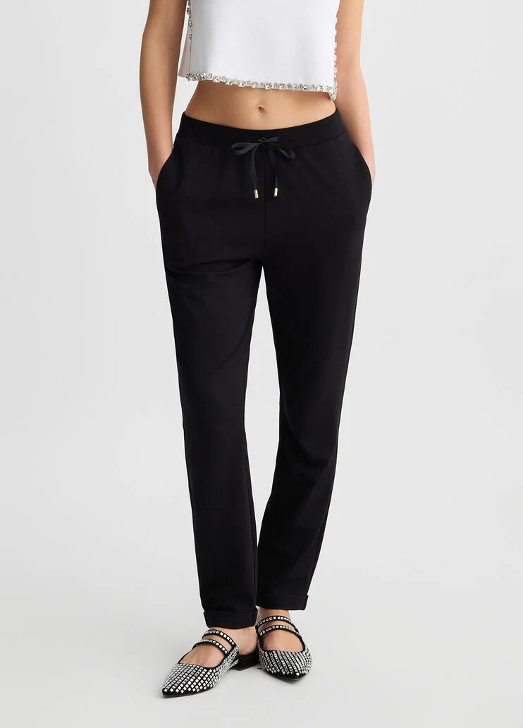 Jogging pants in jersey