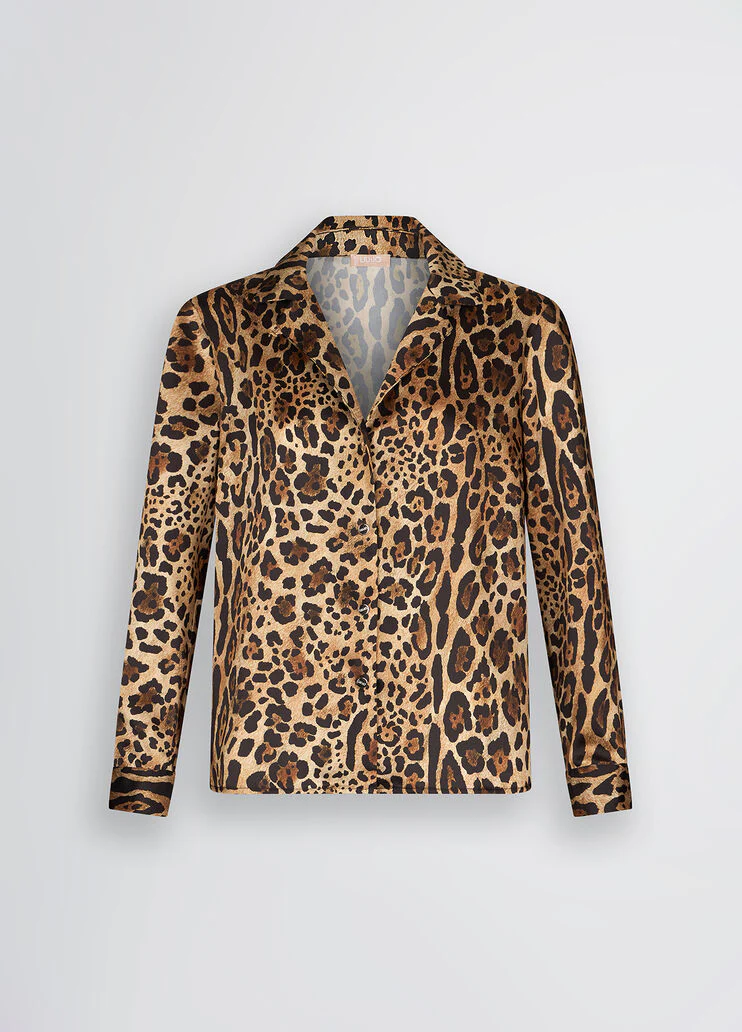Animal-print shirt