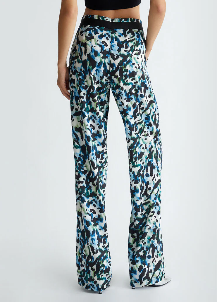 Animal print trousers