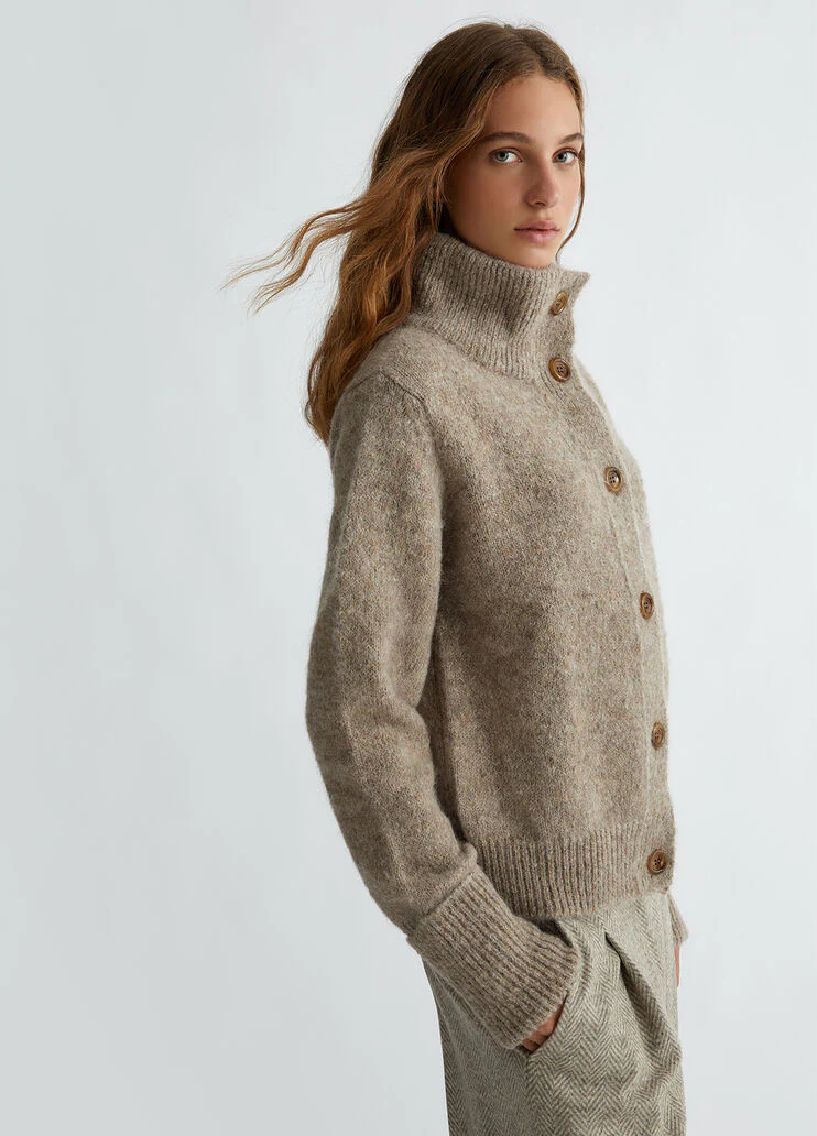 Alpaca cardigan