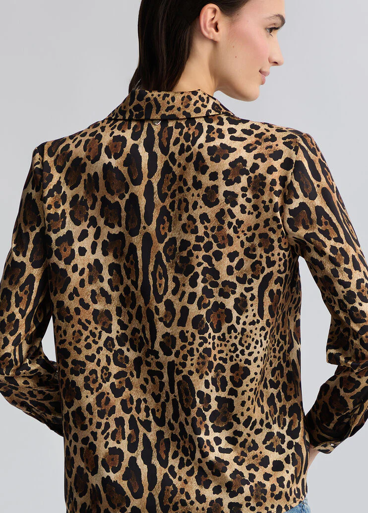 Animal-print shirt