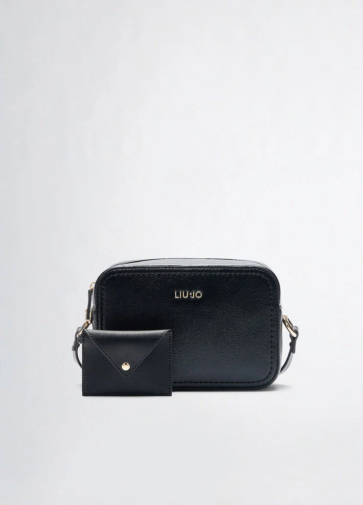 Crossbody bag with clutch bag
