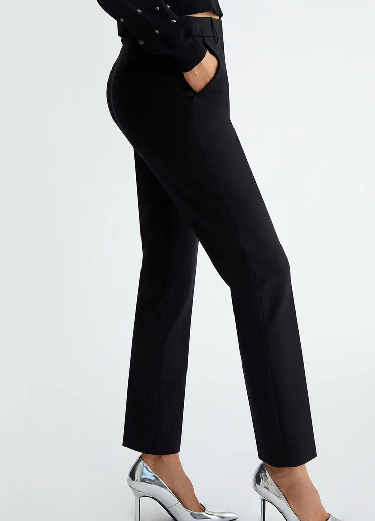 Stretch cigarette trousers
