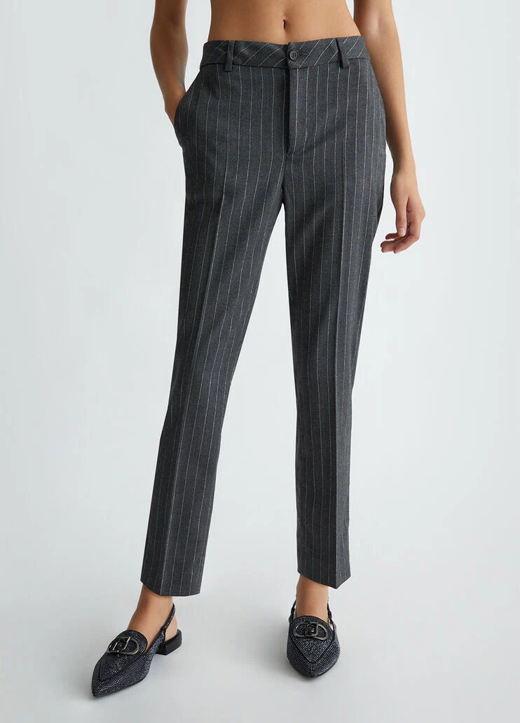 Pinstripe chinos