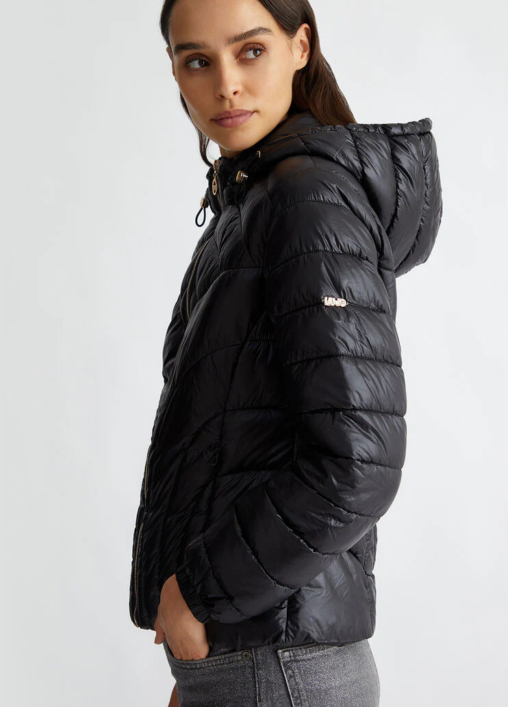 Padded jacket with hood