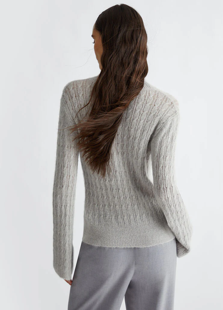 Alpaca blend turtleneck