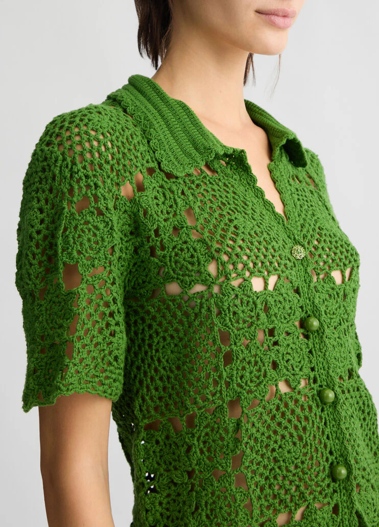 Malfil crochet cardigan