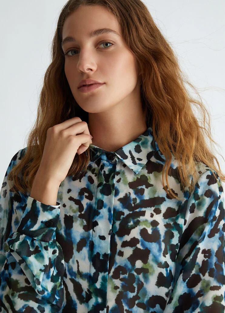 Animal-print shirt