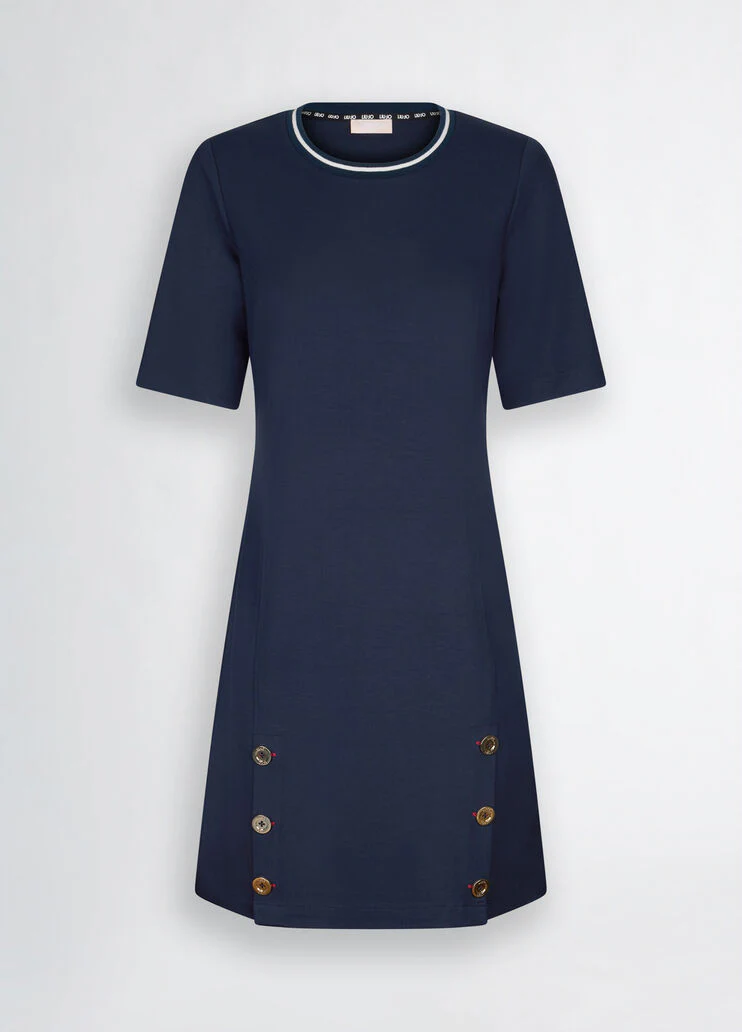 Short dress with buttons