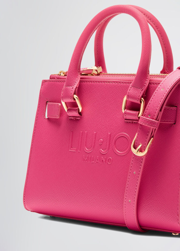 Bright pink handbag