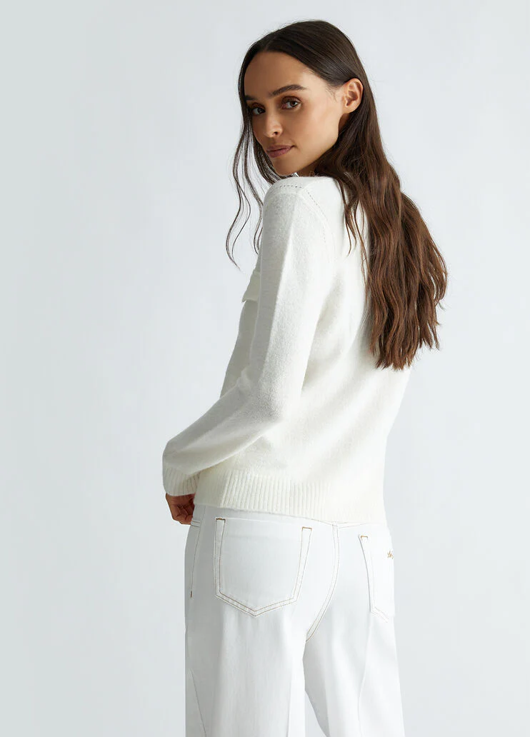 Wool and alpaca blend sweater