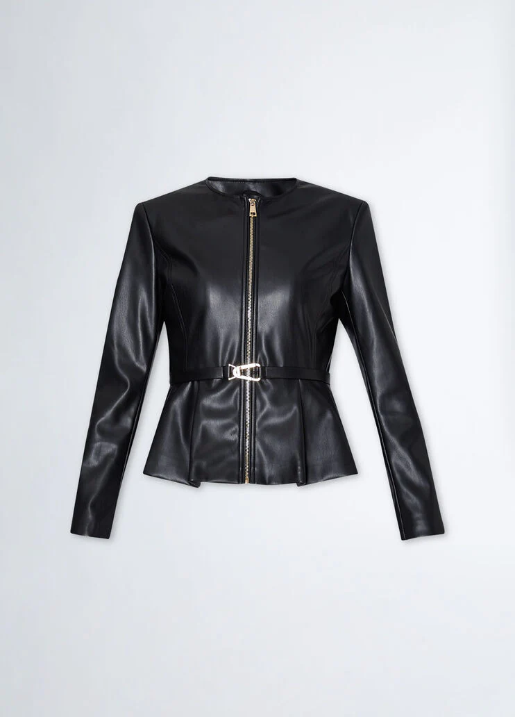 Coated fabric jacket