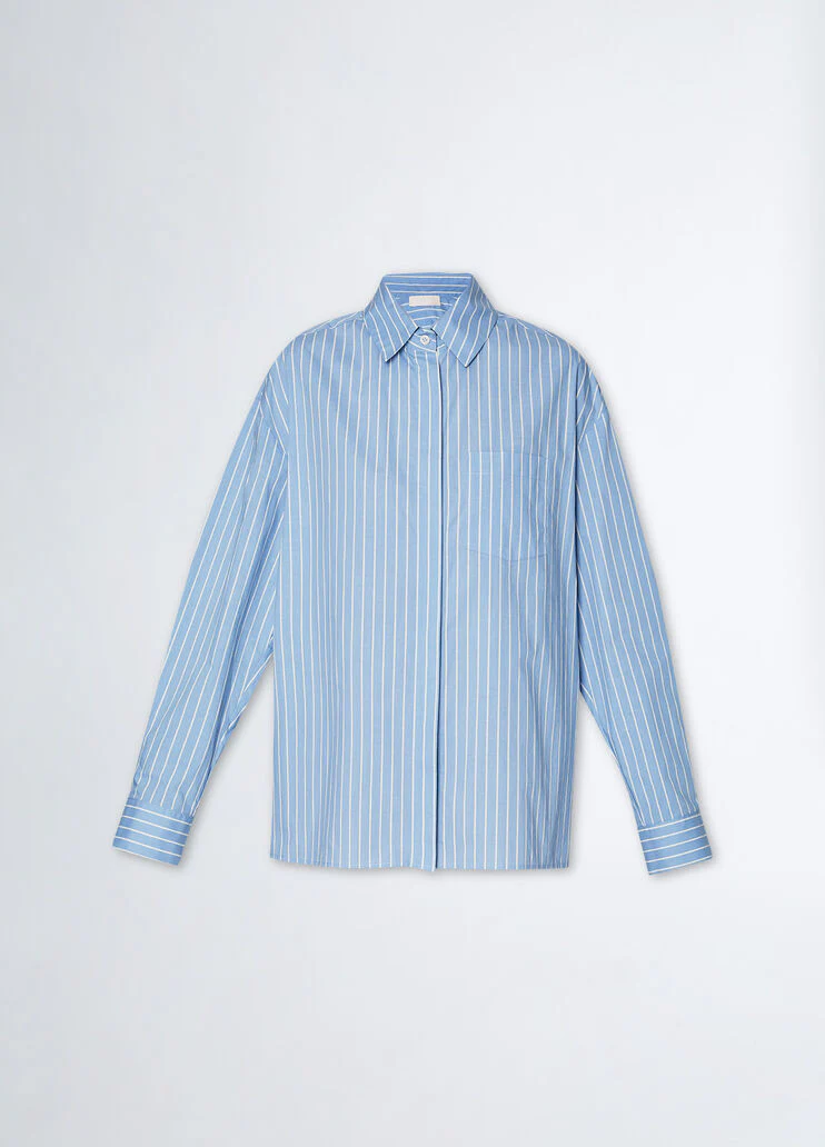 Striped oversized shirt