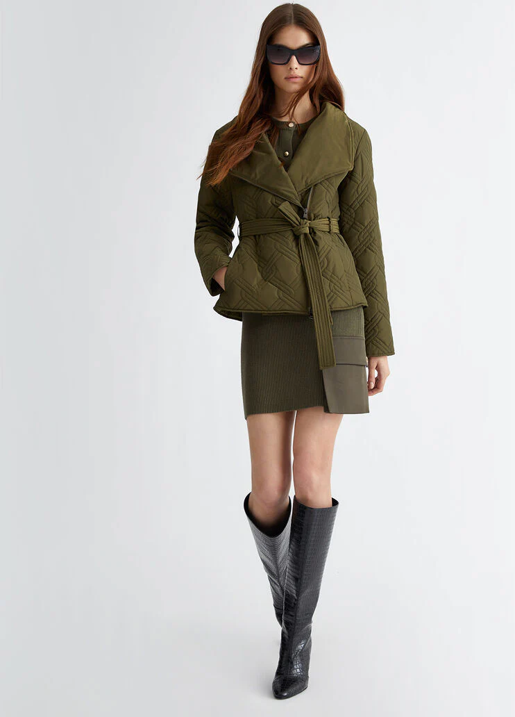 Quilted padded jacket