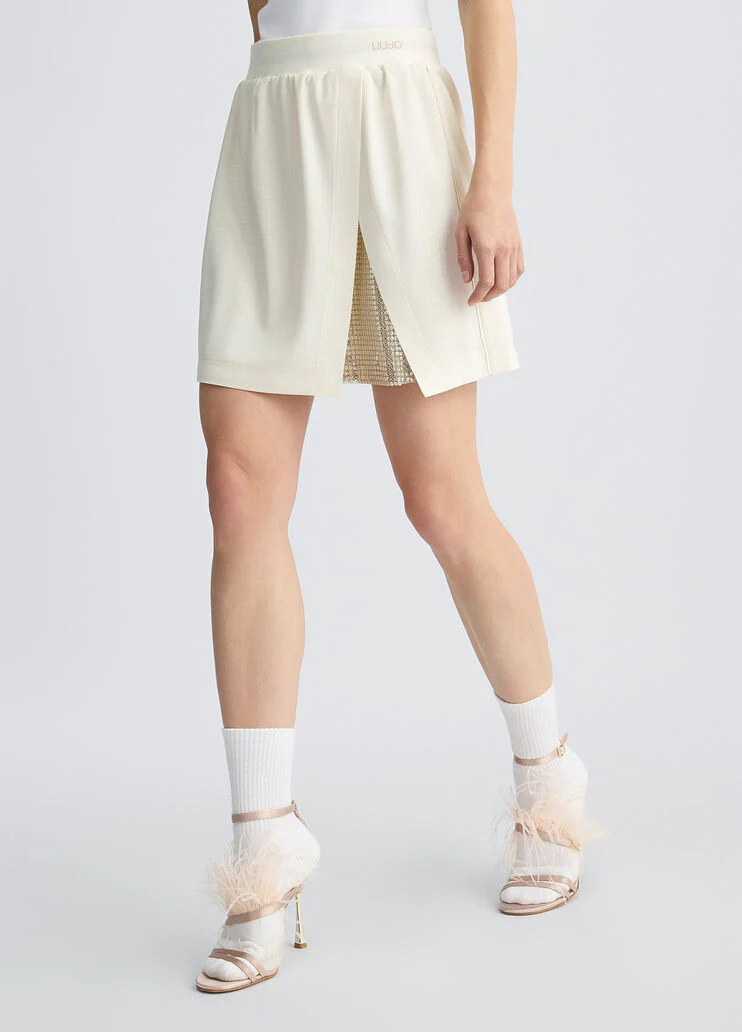 Miniskirt with sequins