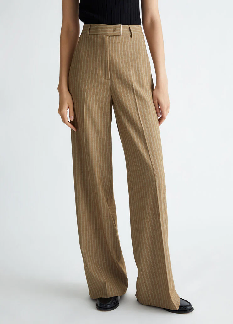 Straight-leg suit trousers