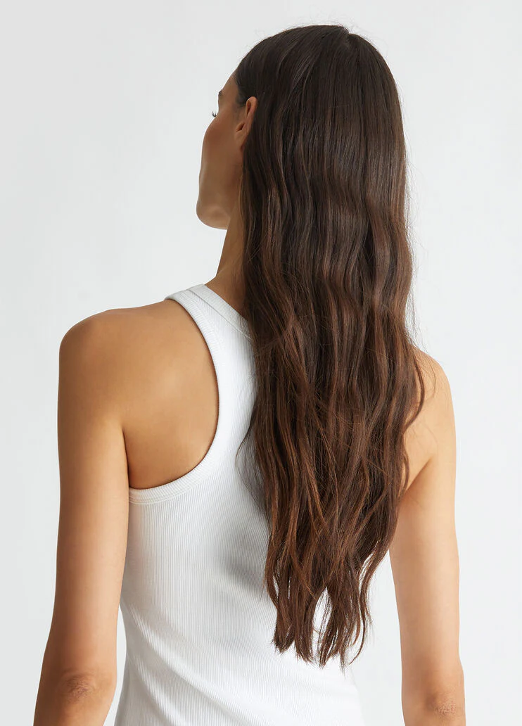 Ribbed top with logo