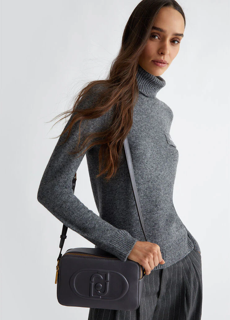 Crossbody bag with logo