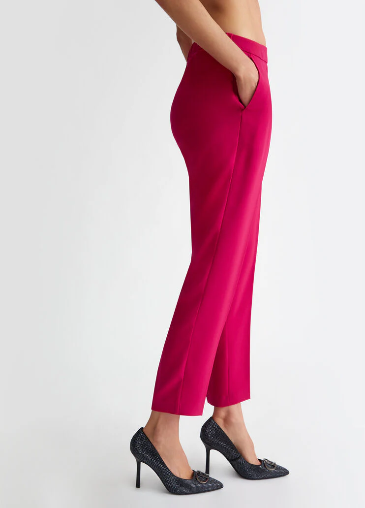 Envers satin suit trousers