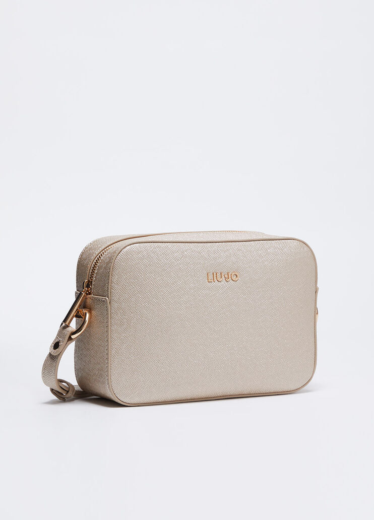 Gold crossbody bag