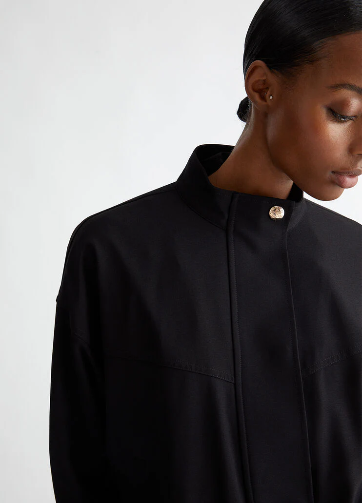 Stretch crepe cady jacket