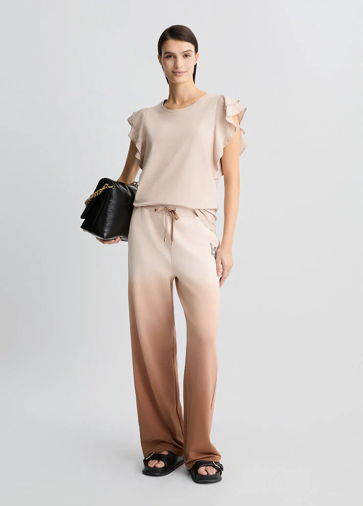 T-shirt with ruching