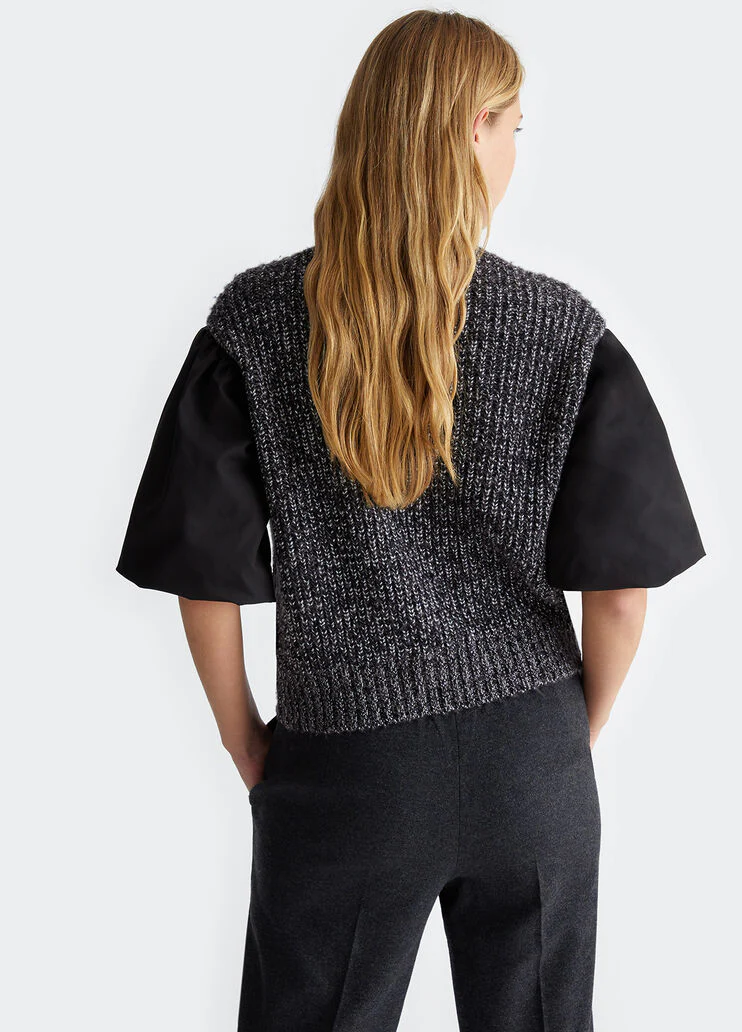 Wool and lurex sweater