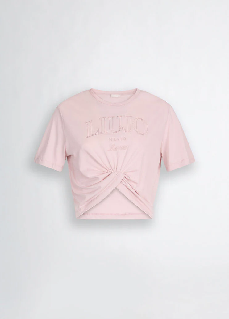 Cotton T-shirt with logo