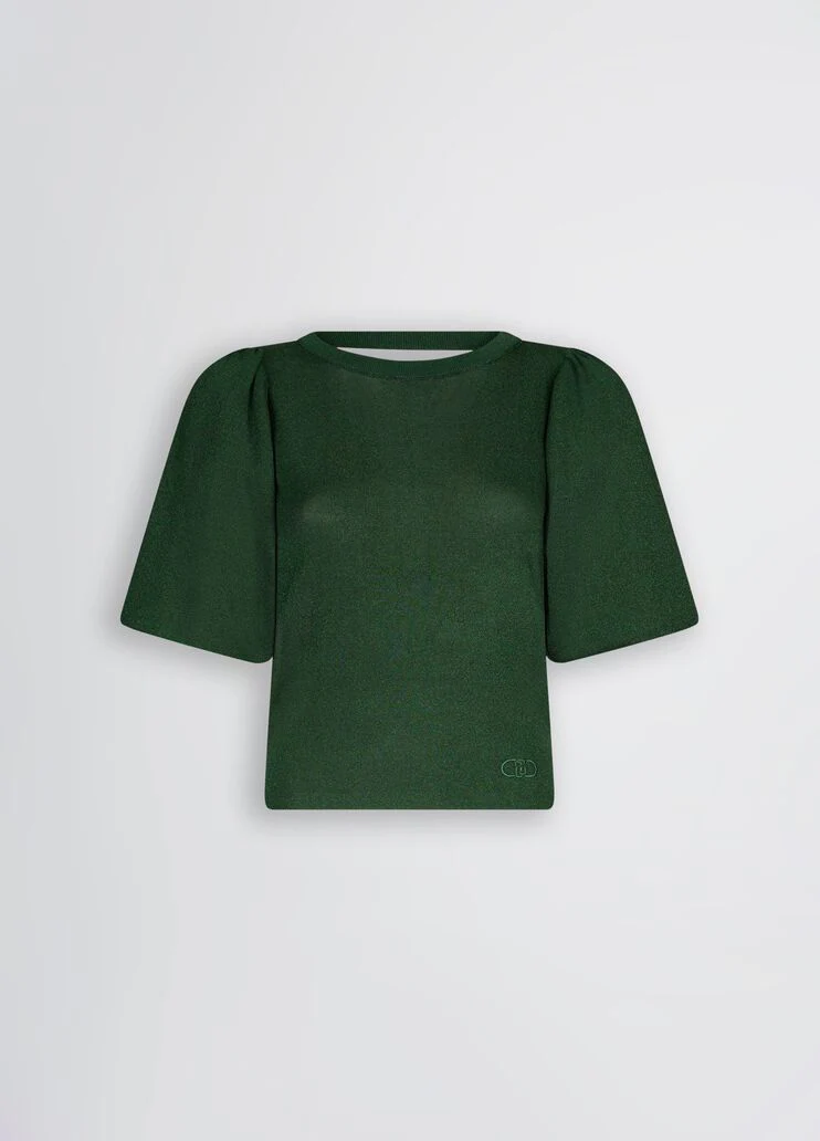 Cut-out top with wild jungle lux print