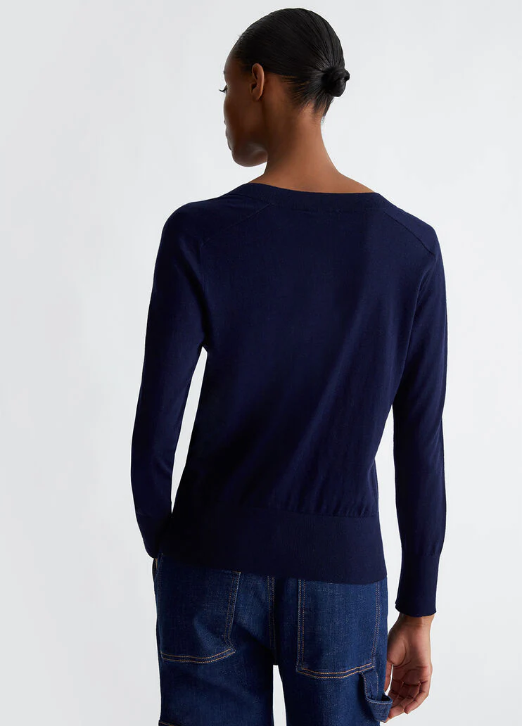 Cotton and cashmere sweater