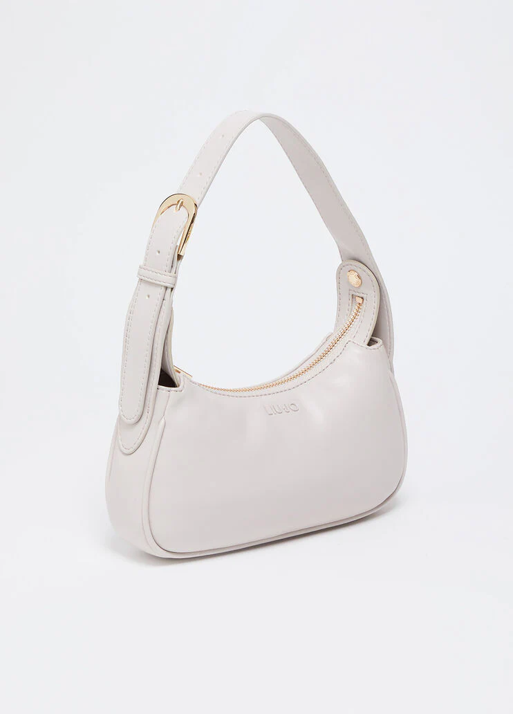 Solid-colour shoulder bag