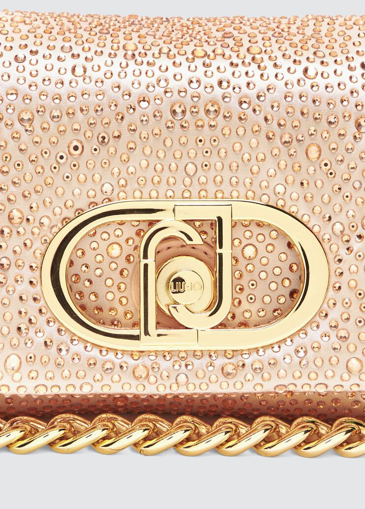 Small LaPuffy bag with rhinestones