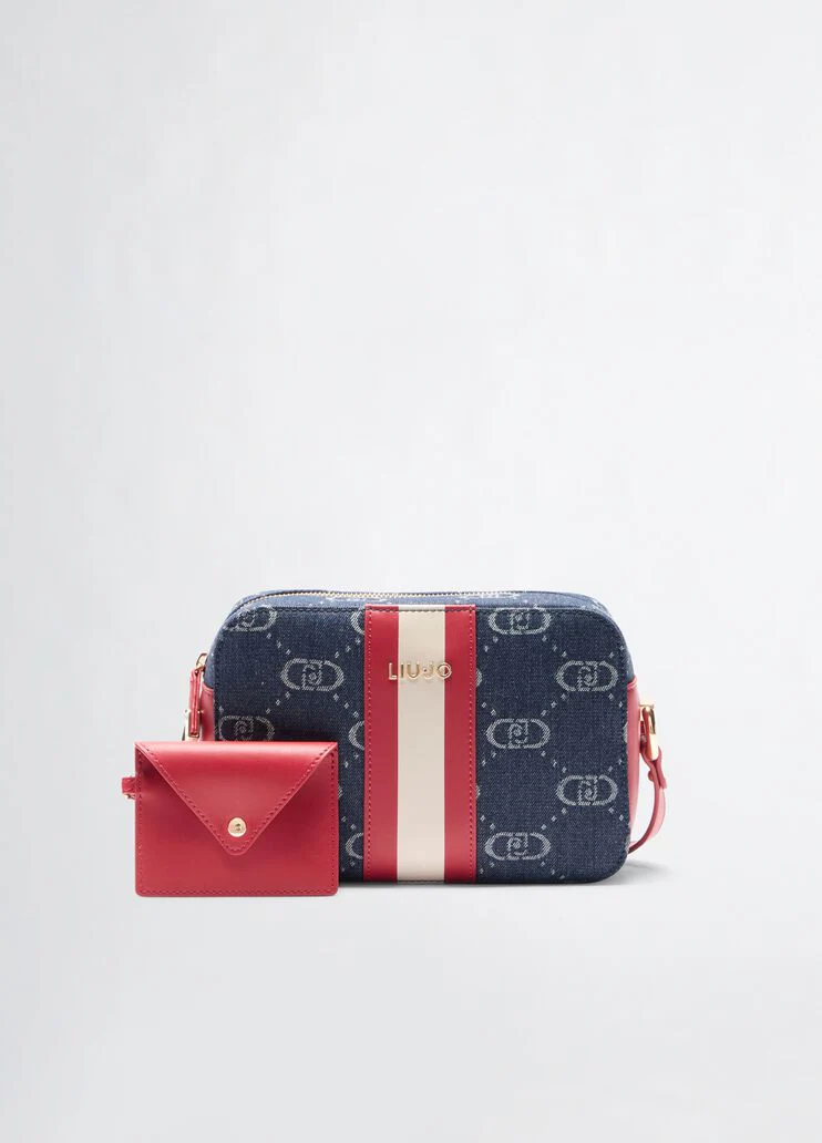 Jacquard crossbody bag