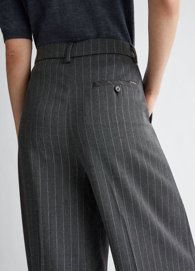 Pinstripe trousers