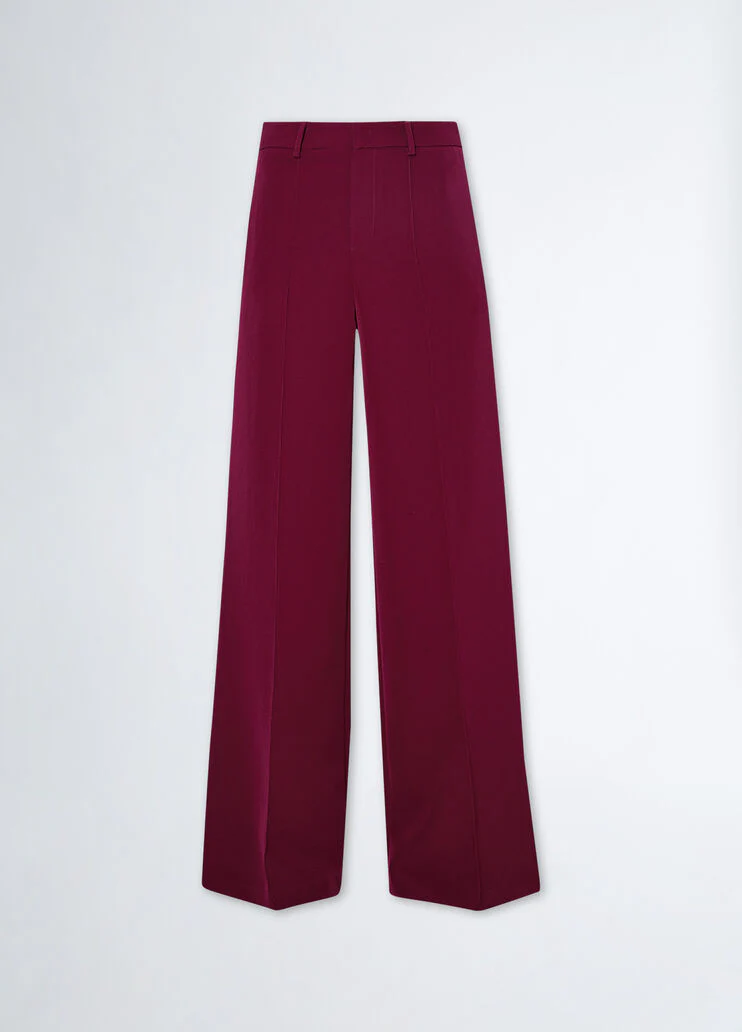 Flare stretch trousers
