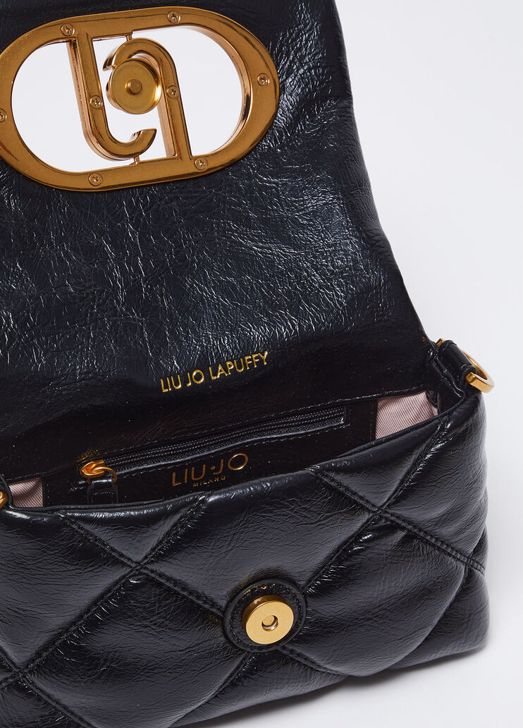 Small matelassé LaPuffy bag